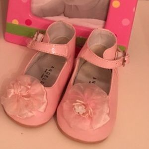 Pink angel shoe